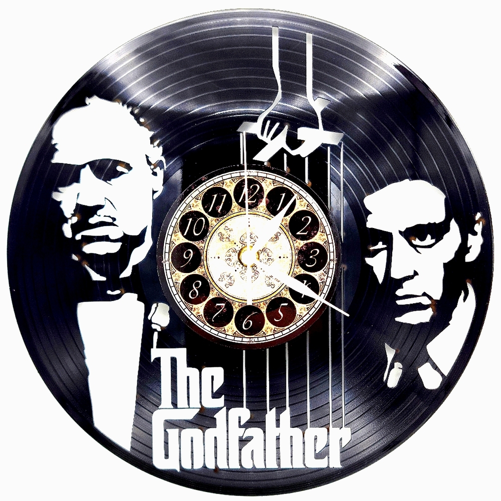 THE GODFATHER vinyl record clock